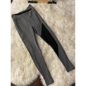 Gymshark Asymmetrical Gray Black Leggings S Small Booty Contour Colorblock Pants